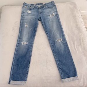 AG Adriano Goldschmied Stilt Roll Up Cigarette Jeans Size 26